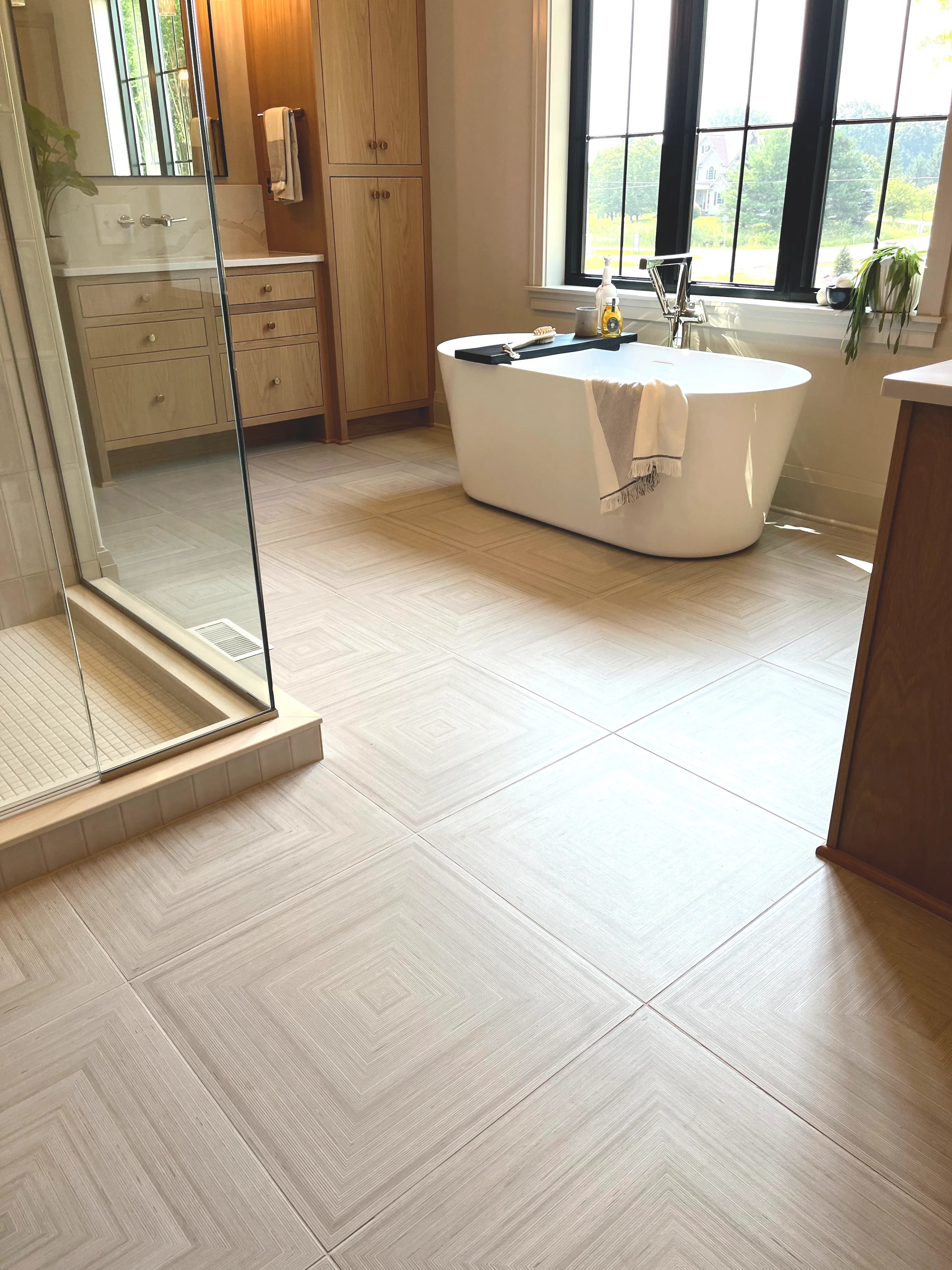 Master Bathroom flooring | National Design Mart