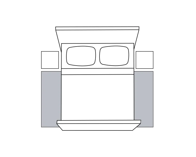 Rug Placement-bedroom | National Design Mart