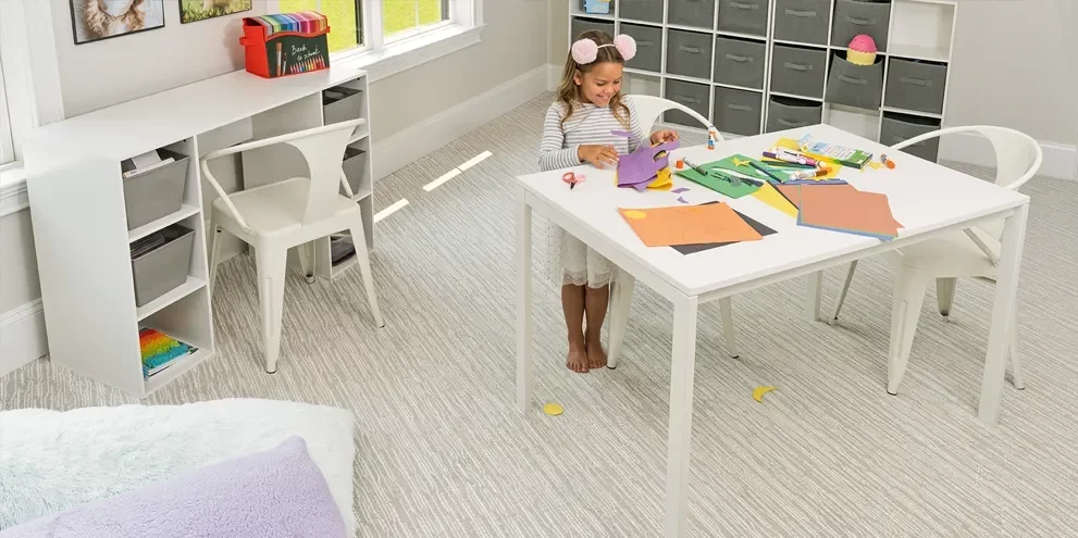 Environment friendly carpet floor